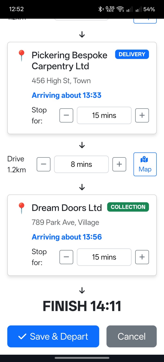 HPP-Track electronic signature capture for proof of delivery